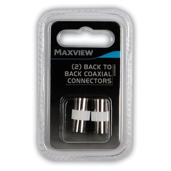 Maxview TV / FM Coaxial Connector Back/Back (2) - PROTEUS MARINE STORE