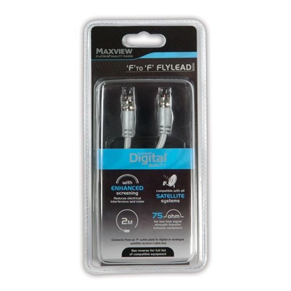 Maxview Flylead 2m 'F' to 'F' Connections - PROTEUS MARINE STORE