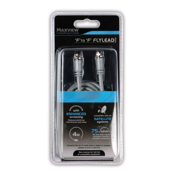 Maxview Flylead 4m 'F' to 'F' Connections - PROTEUS MARINE STORE