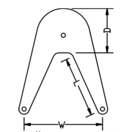 Anchor Bow Fender (15 x 13 x 28cm / Black) - PROTEUS MARINE STORE