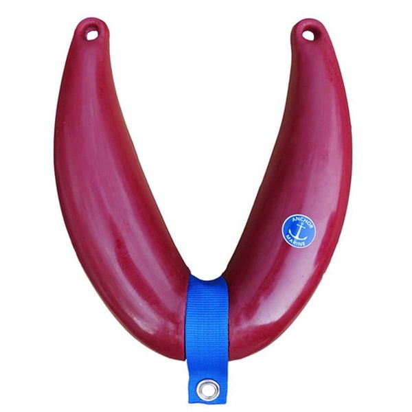 Anchor Bow Fender (28 x 10 x 38cm / Burgundy) - PROTEUS MARINE STORE