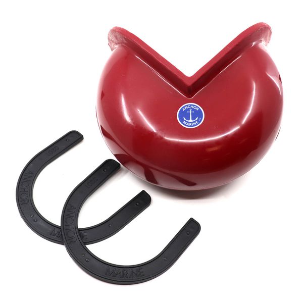 Anchor Corner Fender (13 x 10 x 10cm / Burgundy) - PROTEUS MARINE STORE