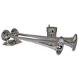 Marinco Dual Trumpet Air Horn 17" Chrome 24V 10A 121db - PROTEUS MARINE STORE