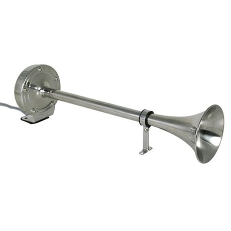 Marinco Horn Single Trumpet 16.5" SS 24V 2.5A 118db - PROTEUS MARINE STORE