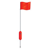 Anchor Potmarker Flag Marker (1.4m x 10cm / Signal Orange) - PROTEUS MARINE STORE