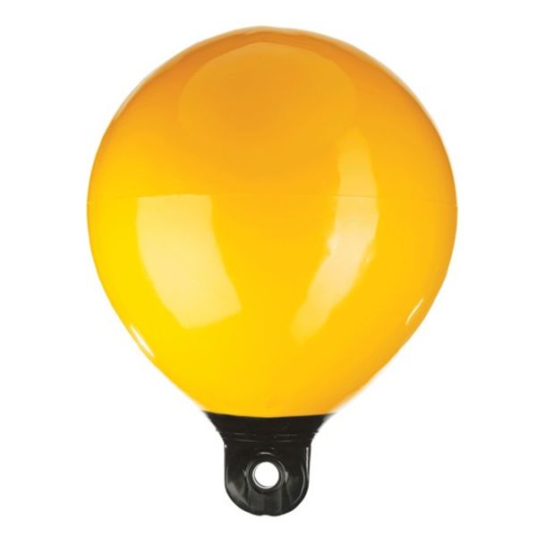 Norfloat Heavy Duty Marker Buoy A2 (40cm Dia / Yellow) - PROTEUS MARINE STORE