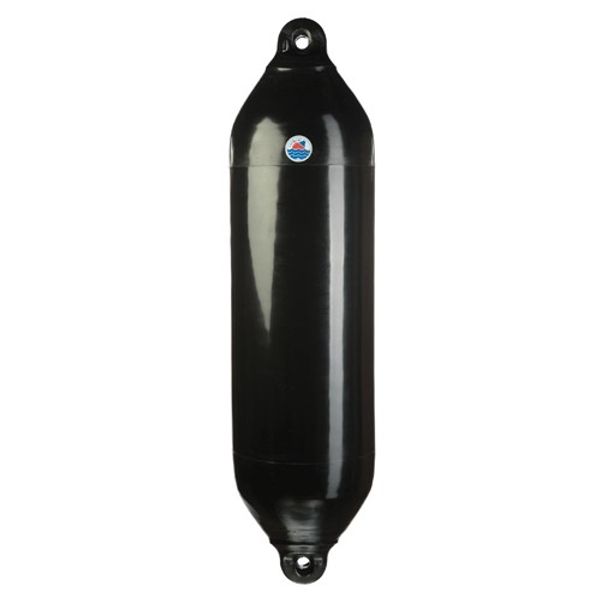 Norfloat Heavy Duty Cylindrical Fender IF (126 x 46cm / Black) - PROTEUS MARINE STORE