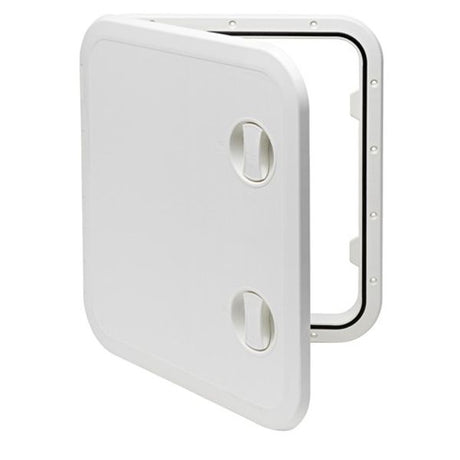 Can Inspection Hatch Removable Hinge 460 x 515mm White - PROTEUS MARINE STORE