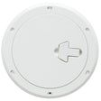 Can Plastic Inspection Plate 265mm Diameter White - PROTEUS MARINE STORE