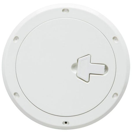 Can Plastic Inspection Plate 265mm Diameter White - PROTEUS MARINE STORE