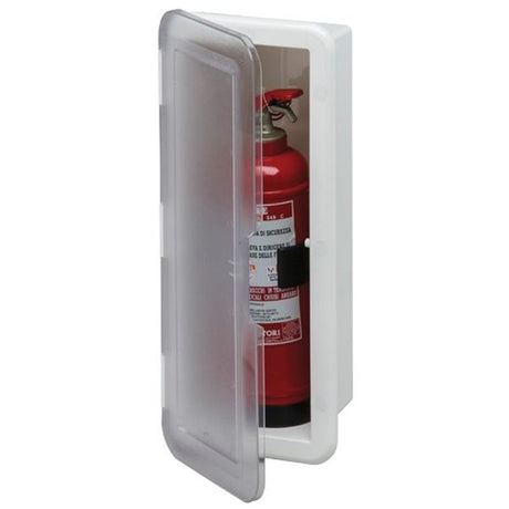 Can Plastic Fire Extinguisher Holder 43 x 18 x 13cm - PROTEUS MARINE STORE