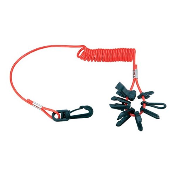 Trem Kill Switch Lanyard with 7 Keys - PROTEUS MARINE STORE