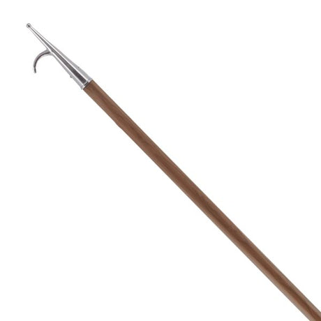 Trem Wooden Barge Pole with Chrome Hook (2.1 Meters) - PROTEUS MARINE STORE