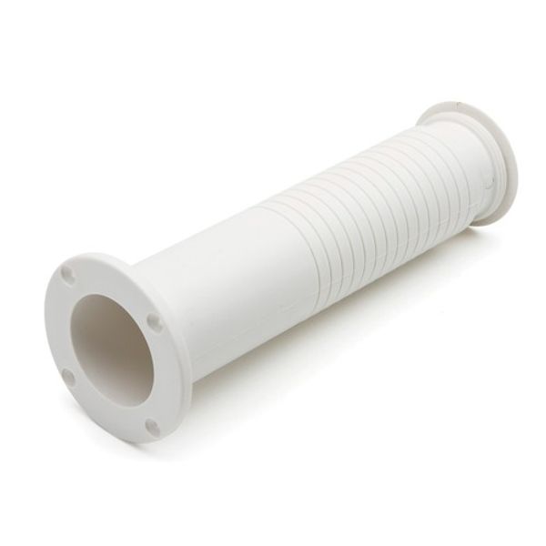 Can Plastic Transom Socket 75mm Diameter Telescopic White - PROTEUS MARINE STORE