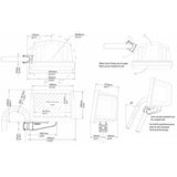Scanstrut SPR-8-AM ScanPod Arm Pod for Displays Up To 9" (Garmin) - PROTEUS MARINE STORE