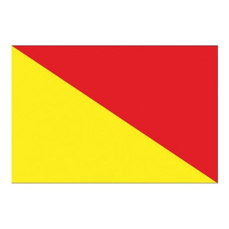 Flag International Code Signal O (30 x 45cm) - PROTEUS MARINE STORE