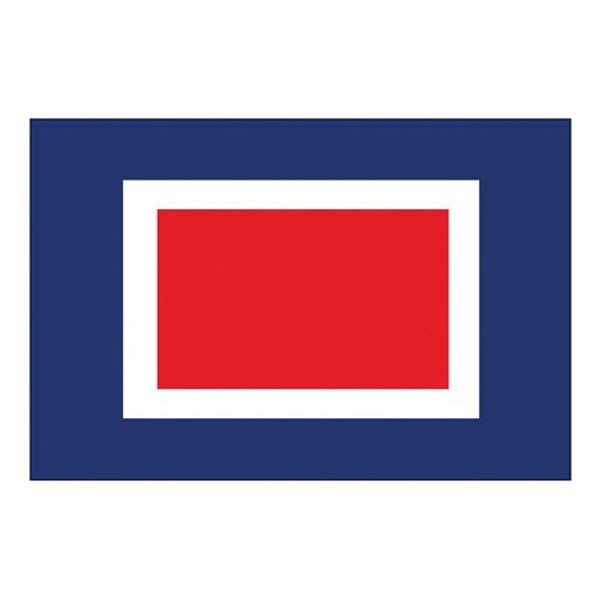 Flag International Code Signal W (30 x 45cm) - PROTEUS MARINE STORE