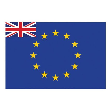 Flag European Community + Union Jack (30 x 45cm) - PROTEUS MARINE STORE