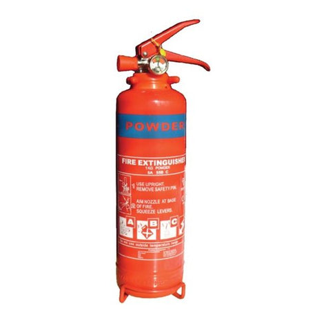 Fireblitz 1kg Dry Powder 8A 55B Fire Extinguisher - PROTEUS MARINE STORE