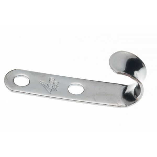RWO Stainless Steel Hook with 2x 5mm ID Mount Holes (x2) - PROTEUS MARINE STORE