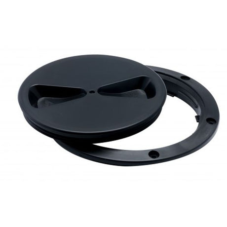 RWO Screw Inspection Cover 125mm Black (with Seal) - PROTEUS MARINE STORE
