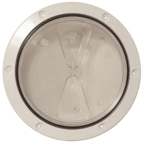 RWO Screw Inspection Cover 125mm Clear/White (with Seal) - PROTEUS MARINE STORE