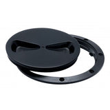 RWO Screw Inspection Cover 150mm Black (with Seal) - PROTEUS MARINE STORE