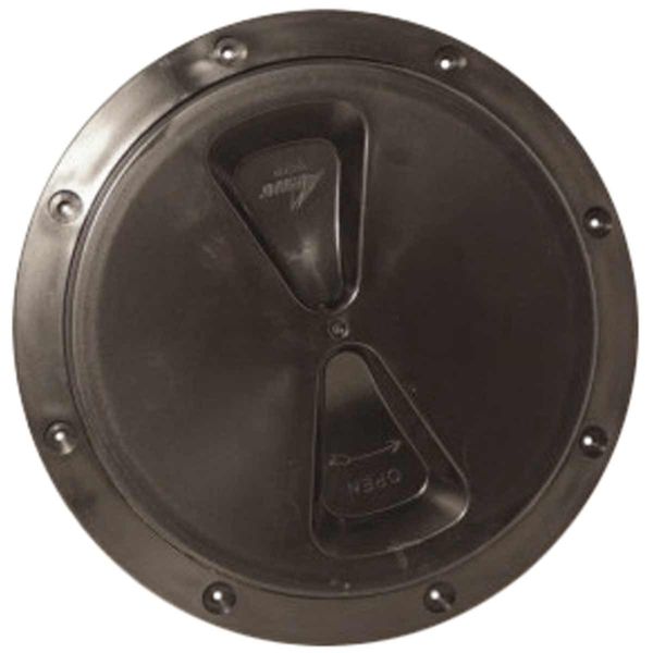 RWO Screw Inspection Cover 150mm Black (No Seal) - PROTEUS MARINE STORE