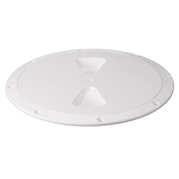 RWO Screw Inspection Cover 200mm White (with Seal) - PROTEUS MARINE STORE