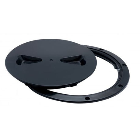 RWO Screw Inspection Cover 200mm Black (with Seal) - PROTEUS MARINE STORE