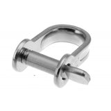 RWO Stainless Steel Screw D Shackle 5P 12W 17L (x4) - PROTEUS MARINE STORE