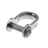 RWO Stainless Steel Slothead D Shackle 5P 12W 17L (x4) - PROTEUS MARINE STORE