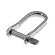 RWO Stainless Steel Captive Pin D Shackle 5P 12W 36L (x2) - PROTEUS MARINE STORE