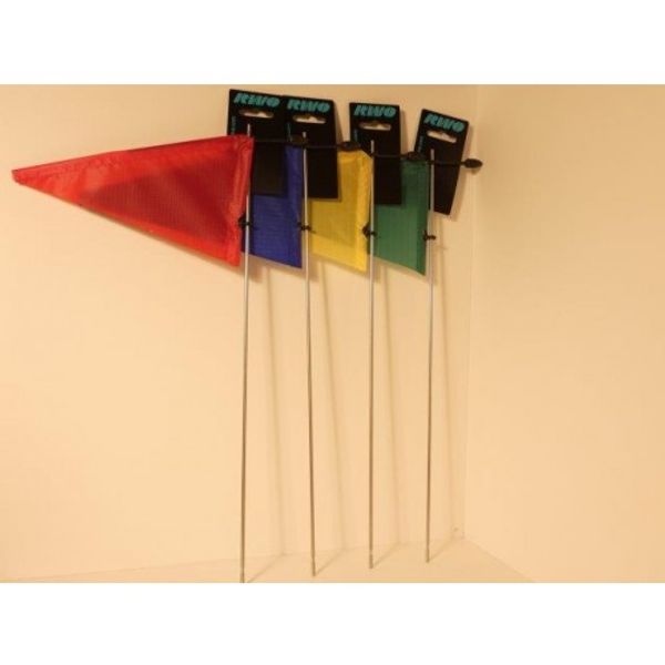 RWO Cruise Burgee 125H x 125Fly x 407mm Staff (x10) - PROTEUS MARINE STORE