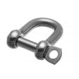 RWO Stainless Steel D Shackle Bar 8mm Pin - PROTEUS MARINE STORE