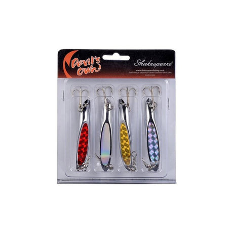 Shakespeare Devil Own 4 Piece Slither Lure Selection - 28g - PROTEUS MARINE STORE