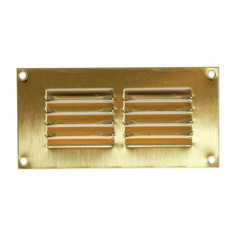 AG Return Air Grill Vent Brass 6" x 3" - PROTEUS MARINE STORE