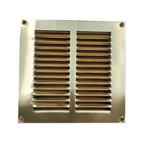 AG Return Air Grill Vent Brass Square 6" x 6" - PROTEUS MARINE STORE