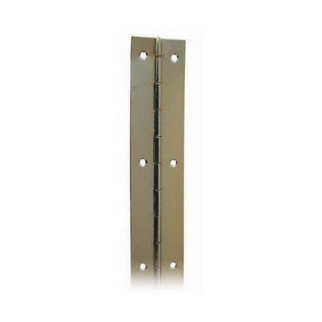 AG Continuous Hinge Chromed Brass 6' x 1" - PROTEUS MARINE STORE