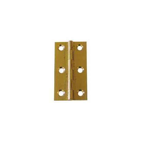 AG Budget Brass Butt Hinge Polished 1-1/2" x 7/8" - PROTEUS MARINE STORE