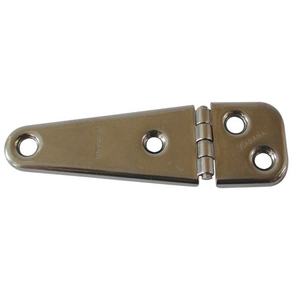 AG Half Strap Hinge in Stainless Steel 32 x 103mm - PROTEUS MARINE STORE