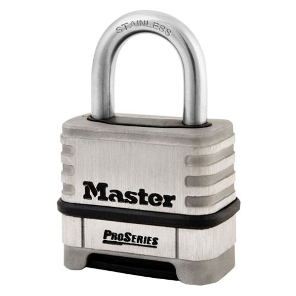 Masterlock Padlock SS 57mm Combination Type - PROTEUS MARINE STORE