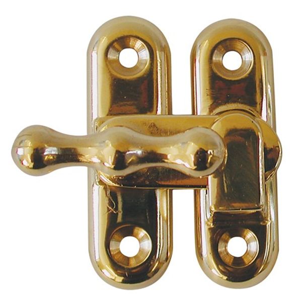 AG Polished Brass Cupboard Catch 2" - PROTEUS MARINE STORE