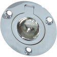 AG Chromed Brass Flush Ring 1-3/4" Diameter - PROTEUS MARINE STORE
