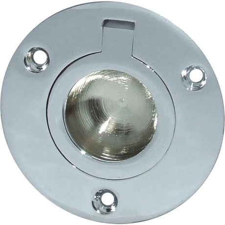 AG Chromed Brass Flush Ring 1-1/2" Diameter - PROTEUS MARINE STORE