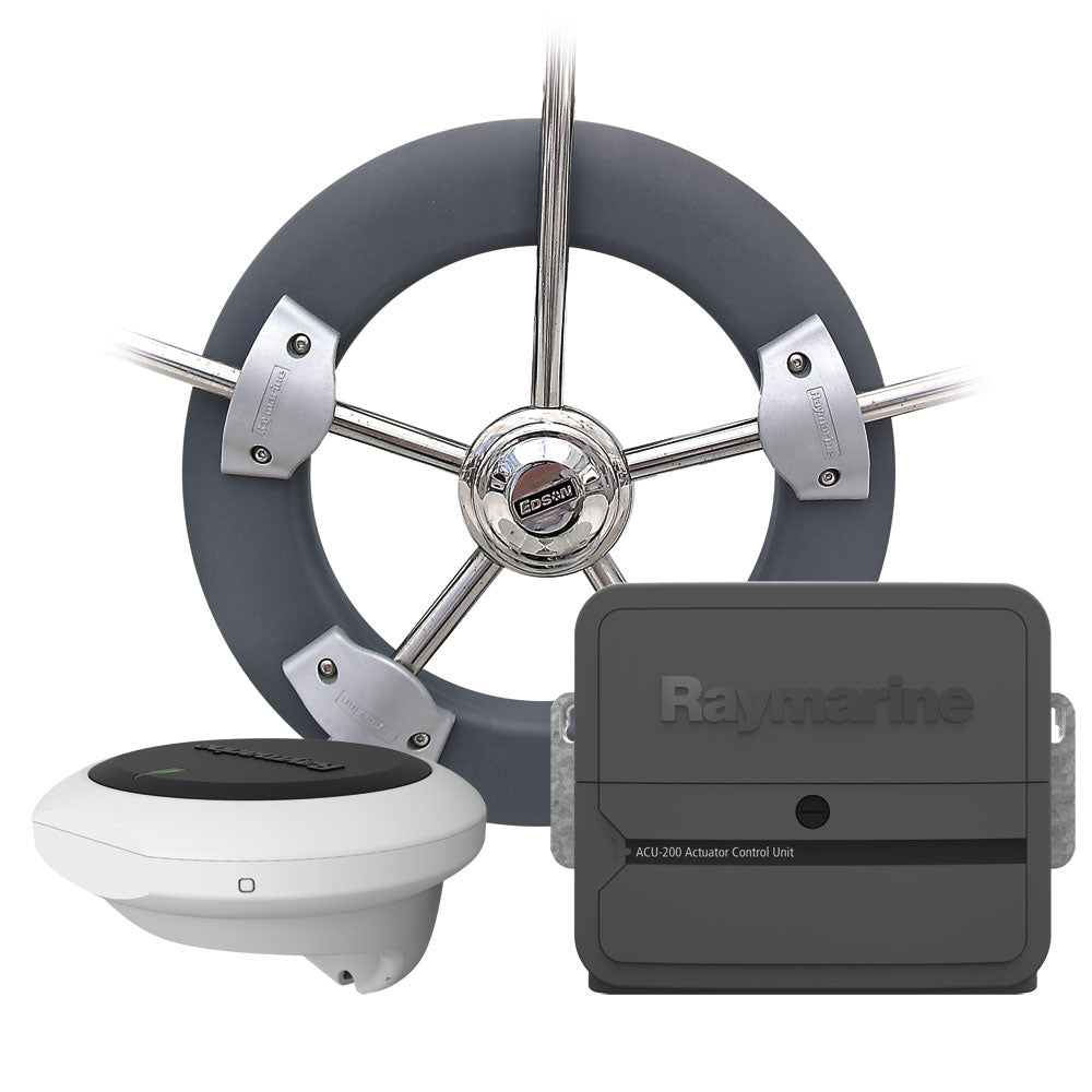 Raymarine Evolution Wheel Pilot, ACU-100, EV1, Cable Kit & Wheel Drive - PROTEUS MARINE STORE