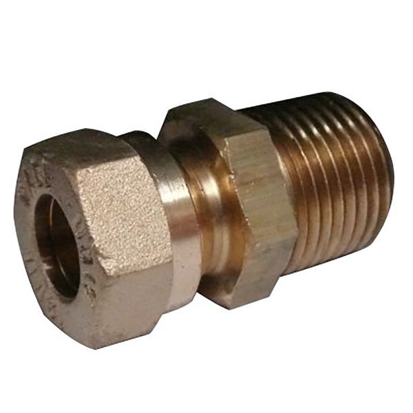 AG Male Gas Coupling (1/4" BSP Taper to 1/8" Compression) - PROTEUS MARINE STORE