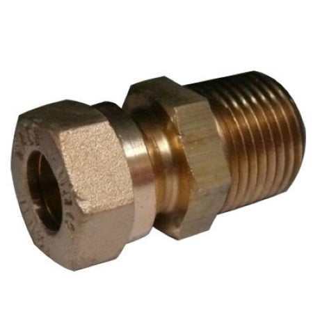 AG Male Gas Coupling (3/8" BSP Taper to 1/4" Compression) - PROTEUS MARINE STORE