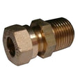 AG Male Gas Coupling (1/2" BSP Taper to 3/8" Compression) - PROTEUS MARINE STORE
