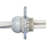 Scanstrut TBH-10 Nylon Through Bulkhead Cable Seal (White / 10 x 7mm) - PROTEUS MARINE STORE